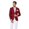 Sacou barbati casual grena slim S024, 44, 50, 52