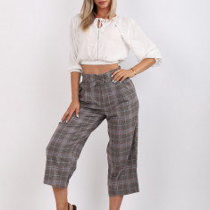 Pantaloni culottes cu curea Pull&Bear