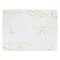 Tocator Sticla, Marble, Dimensiune 40x30cm, Incasabil, Marmura, Alb cu Auriu