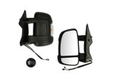 Oglinda exterioara Peugeot Boxer (250), Citroen Jumper (250), Fiat Ducato (250), 09.2006-08.2014, Stanga, reglare electrica; carcasa neagra; incalzit