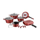 Set oale marmorate Royaly Line ES 1015M 15 piese rosu, Royalty Line