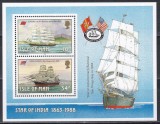 Isle of Man 1988 - Corăbii cu p&acirc;nze, Coliță, MNH