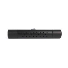 Odorizant auto metalic MOTOR10 5R cu prindere in grila de ventilatie, Negru
