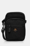 Alpha Industries borseta Label Messenger Bag S culoarea negru, 156941