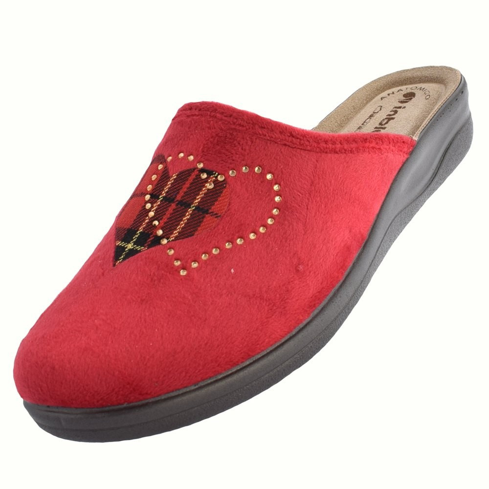 Papuci de casa dama, din textil, marca Inblu, CF35-016BORDO-05-89, rosu,  35, 37 - 40 | Okazii.ro