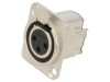 Conector Panel Metalic Amphenol 3 Prize XLR