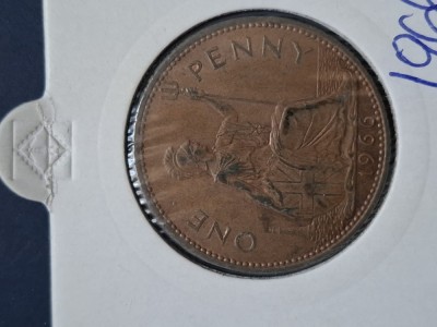 One penny 1966 foto