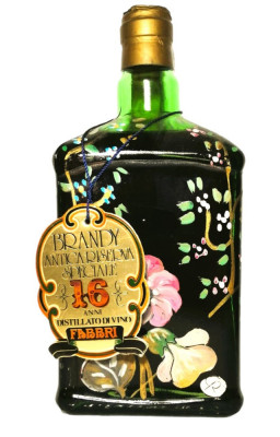 RARITARE BRANDY FABBRI ANTICA RISERVA SPECIALE, Cc. 750 GR. 40 distillat 1962 foto