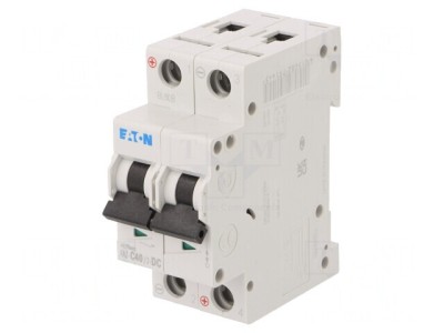 &amp;Icirc;ntrerupător de Supracurent 40A 2P 250VDC FAZ-C40/2-DC foto