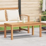 vidaXL Masă de Grădină Maro 95 x 45 x 40 cm Lemn masiv de tec