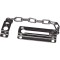 Lant de siguranta pentru usa de intrare, crom, 40 x 110 mm