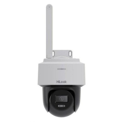Camera IP Wi-Fi rotativa PT HiLook, 4MP, IR 30m, Microfon, Difuzor, Auto-Tracking, slot microSD, IP66 - PTZ-N2C400I-W(W) SafetyGuard Surveillance foto