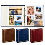 Album Foto Classic ProCart 23x28 cm, 200 Poze, 50 Pagini Autoadezive, Caiet Mecanic, Albastru