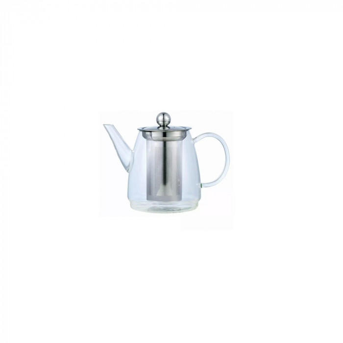 Infuzor pentru ceai, din sticla, cu filtru de inox, 0,90l, Kinghoff