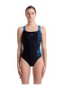 Costum de baie intreg pentru femei Arena Control Pro Back Graphic B, negru albastru, D 40 - OUTLET