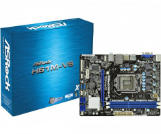 Vand KIT Asrock H61M-VS socket 1155 cu proc G840 si cooler la 200lei foto