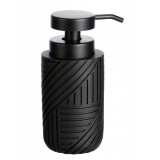 Dozator manual de sapun lichid, negru mat, 120ml, Sepio
