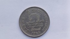 Sri Lanka -2 Rupees 1984 foto