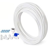 Furtun de alimentare cu apa, Compatibil cu Bosch/Samsung/Miele/LG, Alb/Albastru