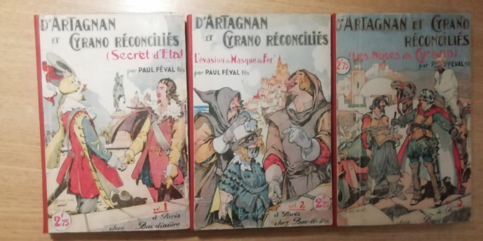 myh 525s - PAUL FEVAL FILS - D&#039;ARTAGNAN ET CYRANO RECONCILIES - ED INTERBELICA