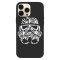 Husa compatibila cu Apple iPhone 14 Plus model Stormtrooper face tattoo, Silicon, TPU, Viceversa