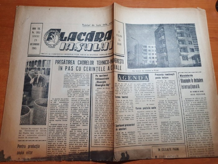 flacara iasului 29 octombrie 1965-santierul hidrocentralei vidraru