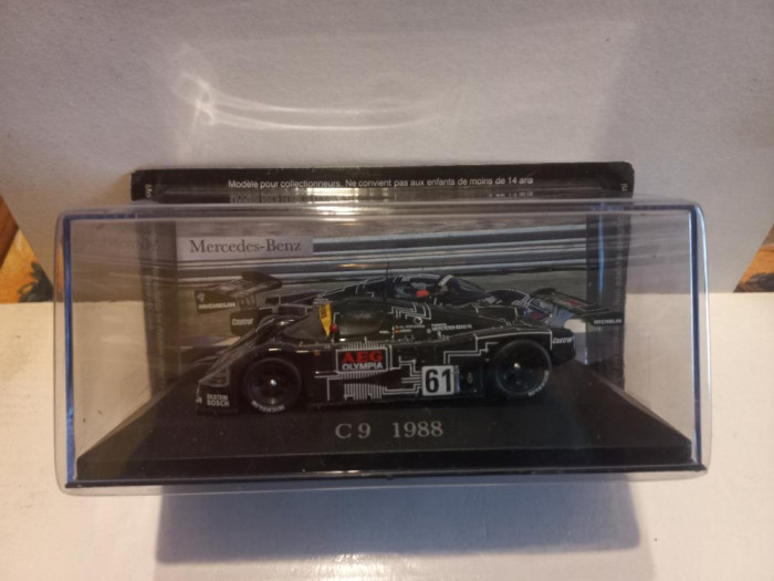 Macheta Mercedes Benz C9 - 1988 1:43 Deagostini Mercedes