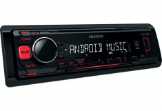 Radio player auto MP3 cu Stick USB 1 DIN Kenwood - SEL-KMM-102RY foto