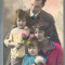 AX 455 CP VECHE-FAMILIE IN TINUTA DE EPOCA-DE LA BERESTI -DL. BAGU-BRAILA 1934