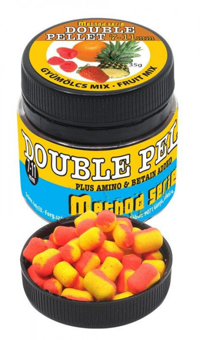 Timar - Pelete de carlig Method Double Pellet - Mix de fructe 7-11mm