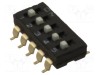 Comutator DIP-SWITCH 5 secțiuni ON-OFF 0,025A/24VDC OMRON