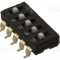 Comutator DIP-SWITCH 5 secțiuni ON-OFF 0,025A/24VDC OMRON
