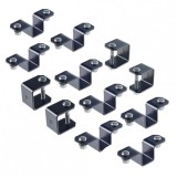 Set accesorii fixare 4 traverse Cruz Evo Rack Module-Safari otel