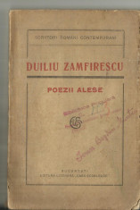 POEZII ALESE - DUILIU ZAMFIRESCU foto