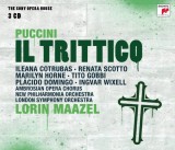 CD 3xCD # Puccini , Ileana Cotrubas - Renata Scotto - Marilyn Horne - Tito Gobbi - Pl&aacute;cido Domingo* - Il Trittico = Fatbox (editie lata ) (EX)