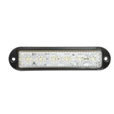 Lampa laterala gabarit LED 12-24V alba 4 functii 155x37mm, rama neagra Breckner Germany