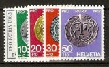 Serie Completă Elveția 1962 Pro Patria Monede Antice Cantonale Numismatică Aur Argint Neștampilată - A810