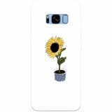 Husa silicon pentru Samsung S8, Sun Flower