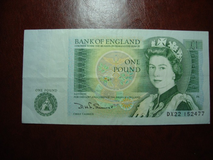 MAREA BRITANIE / ANGLIA 1 POUND 1978