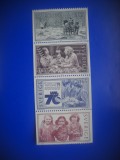 HOPCT TIMBRE SUEDIA MNH 1012 IMIGRATIE SUEDEZA -5 VALORI 1982-NESTAMPILAT