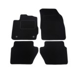 Set covorase auto mocheta velur Ford Fiesta (Ja8), 01.2013-12.2017, negru, A-Series