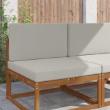 vidaXL Perna pentru canapea de exterior 2 pcs Gri Poliester 900830