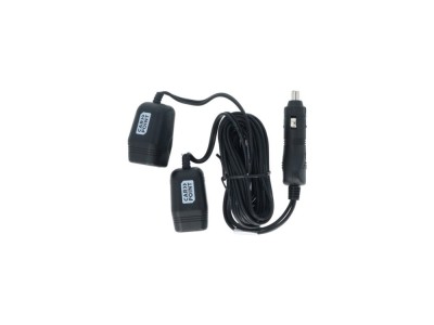 Priza auto dubla Carpoint 12V 10A cu 2 iesiri separate cu cablu de 2 metri foto