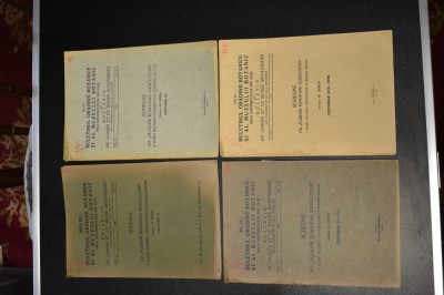 patru reviste Buletinul Gradinii Botanice si al Muzeului Botanic 1931-1938 foto