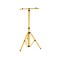 Trepied dublu universal ajustabil pentru 2 proiectoare sau lampi de lucru, inaltime 55-155cm, galben