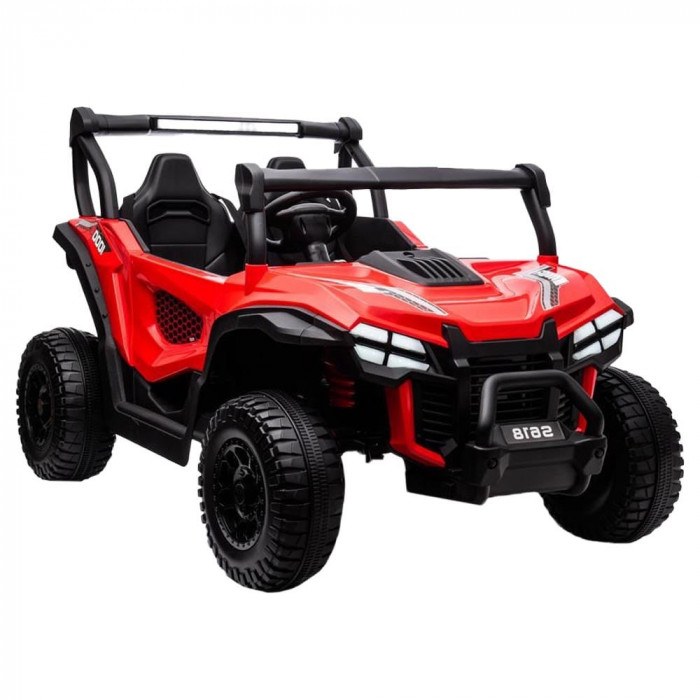 UTV electric pentru 2 copii Kinderauto Buggy-Truck 200W 12V, premium, culoare rosie