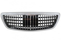 Grila Centrala Mercedes S-Class W222 X222 (2014-2020) Vertical Design Crom Performance AutoTuning