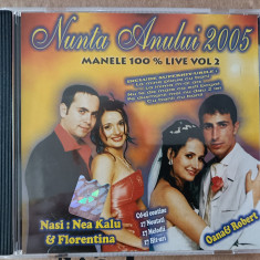 Nunta anului 2005 , Manele 100% live vol . 2 , cd cu muzică