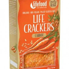 Lifecrackers cu Morcovi Raw Bio Lifefood 80gr
