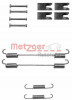 Set accesorii, sabot de frana FIAT DOBLO Microbus (223, 119) (2001 - 2016) METZGER 105-0862